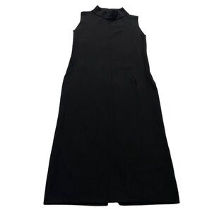 Max Mara knit mock neck sleeveless midi dress small